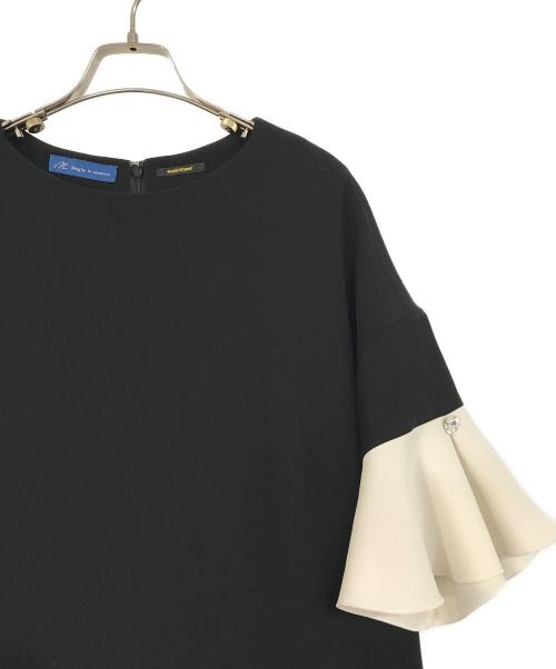 Maglie le cassetto（マーリエ ル カセット）Maglie le cassetto (マーリエ ル カセット) フレアワンピース ブラック サイズ:SZIE 7の古着・服飾アイテム