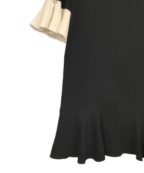 Maglie le cassetto（マーリエ ル カセット）Maglie le cassetto (マーリエ ル カセット) フレアワンピース ブラック サイズ:SZIE 7の古着・服飾アイテム