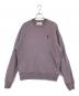 AMI Alexandre Mattiussi（アミアレクサンドルマテュッシ）の古着「ハートロゴ刺繍スウェット」｜パープル