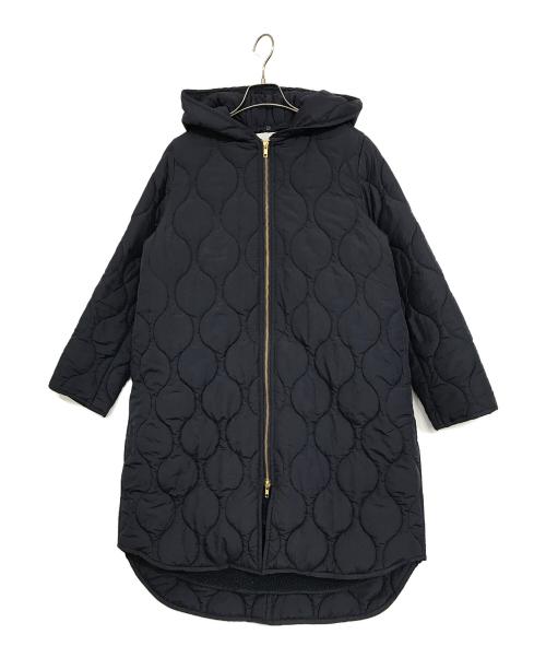 Emma Taylor（エマテイラー）Emma Taylor (エマテイラー) 美シルエット3wayキルティングフードコート ネイビー サイズ:38の古着・服飾アイテム