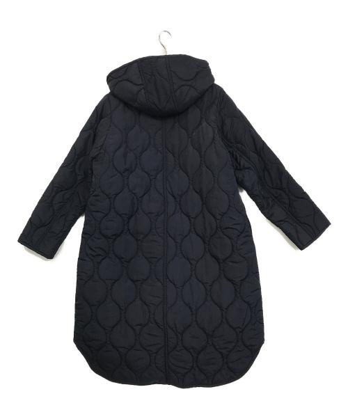 Emma Taylor（エマテイラー）Emma Taylor (エマテイラー) 美シルエット3wayキルティングフードコート ネイビー サイズ:38の古着・服飾アイテム