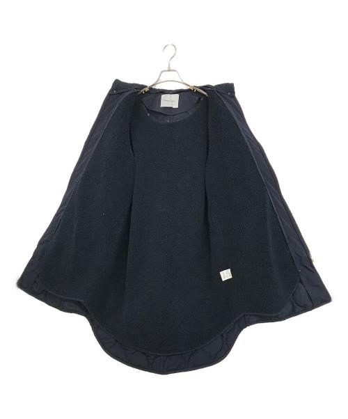 Emma Taylor（エマテイラー）Emma Taylor (エマテイラー) 美シルエット3wayキルティングフードコート ネイビー サイズ:38の古着・服飾アイテム