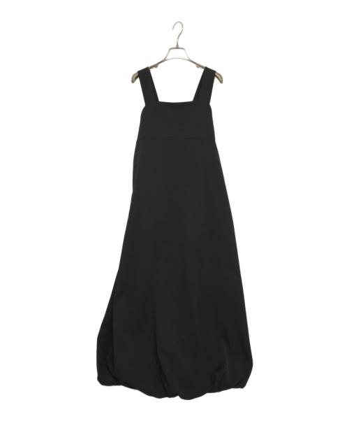 Adam et Rope（アダム エ ロペ）Adam et Rope (アダム エ ロペ) バルーンジャンパースカート ブラック サイズ:Fの古着・服飾アイテム