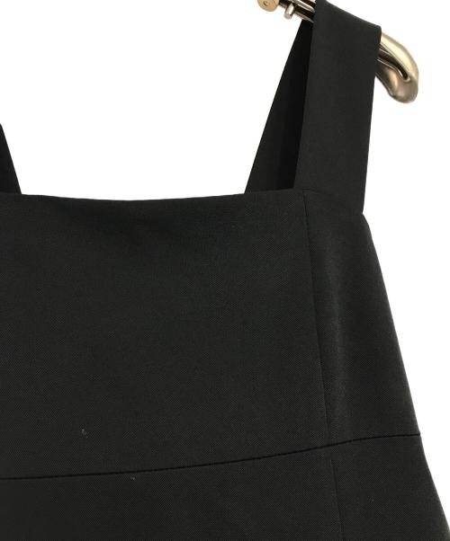 Adam et Rope（アダム エ ロペ）Adam et Rope (アダム エ ロペ) バルーンジャンパースカート ブラック サイズ:Fの古着・服飾アイテム