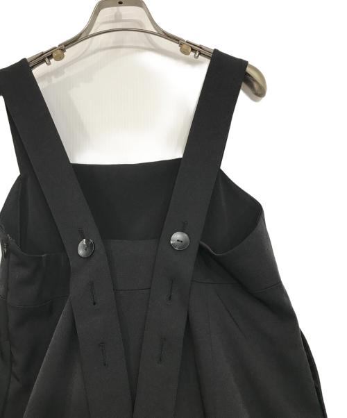 Adam et Rope（アダム エ ロペ）Adam et Rope (アダム エ ロペ) バルーンジャンパースカート ブラック サイズ:Fの古着・服飾アイテム