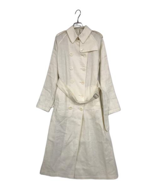 GRENFELL（グレンフェル）GRENFELL (グレンフェル) リネンコ-ト ホワイト サイズ:38の古着・服飾アイテム