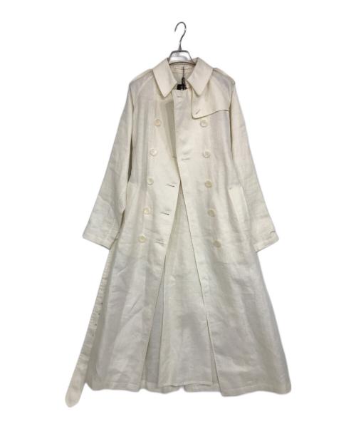 GRENFELL（グレンフェル）GRENFELL (グレンフェル) リネンコ-ト ホワイト サイズ:38の古着・服飾アイテム