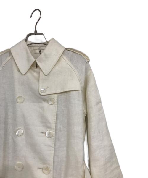 GRENFELL（グレンフェル）GRENFELL (グレンフェル) リネンコ-ト ホワイト サイズ:38の古着・服飾アイテム