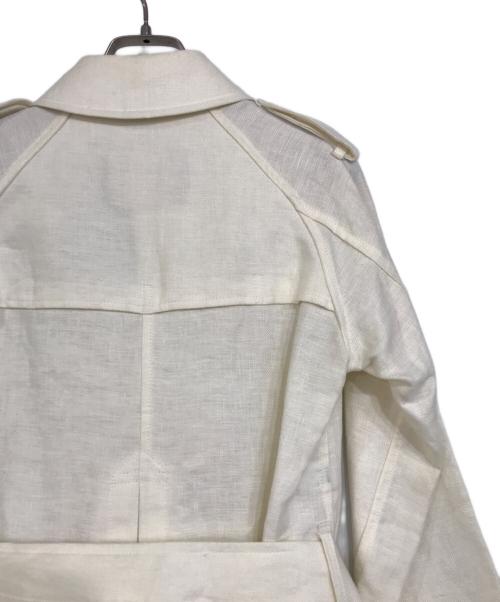GRENFELL（グレンフェル）GRENFELL (グレンフェル) リネンコ-ト ホワイト サイズ:38の古着・服飾アイテム