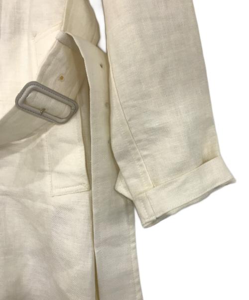 GRENFELL（グレンフェル）GRENFELL (グレンフェル) リネンコ-ト ホワイト サイズ:38の古着・服飾アイテム