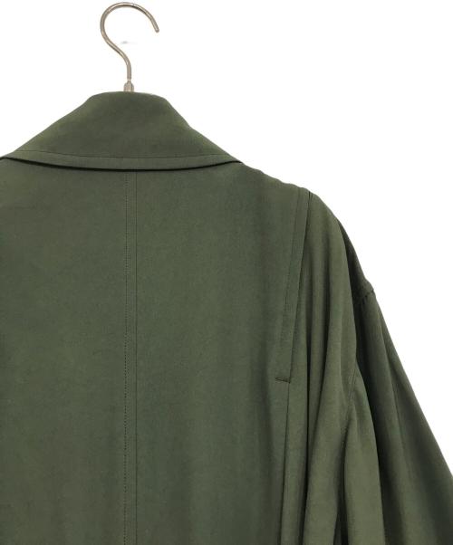 TOGA ARCHIVES（トーガアーカイブス）TOGA ARCHIVES (トーガアーカイブス) Acetate twill coat グリーン サイズ:38の古着・服飾アイテム