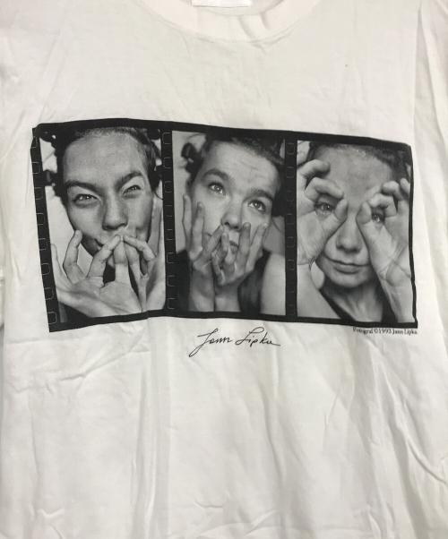 JOURNAL STANDARD（ジャーナルスタンダード）JOURNAL STANDARD (ジャーナルスタンダード) ビョーク By Jann Lipka Tシャツ ホワイト サイズ:Mの古着・服飾アイテム