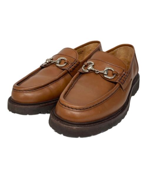 berwick（バーウィック）berwick (バーウィック) ビットローファー ブラウン サイズ:7の古着・服飾アイテム