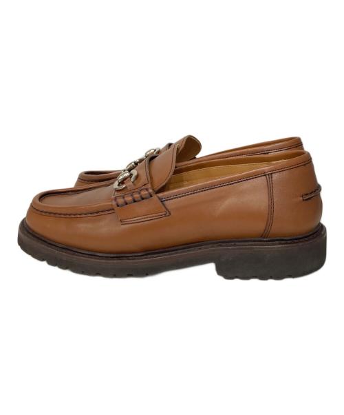 berwick（バーウィック）berwick (バーウィック) ビットローファー ブラウン サイズ:7の古着・服飾アイテム