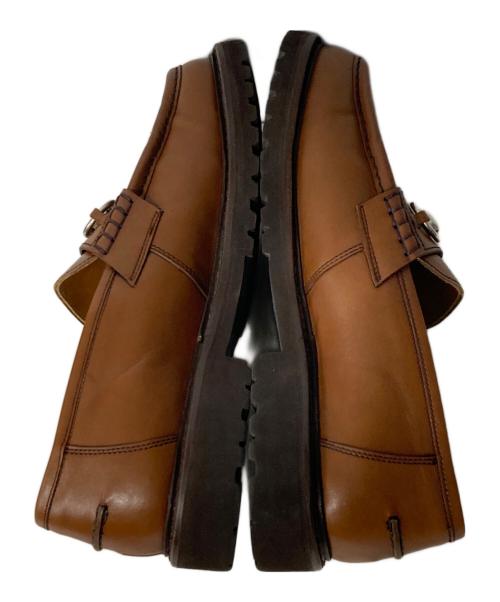 berwick（バーウィック）berwick (バーウィック) ビットローファー ブラウン サイズ:7の古着・服飾アイテム