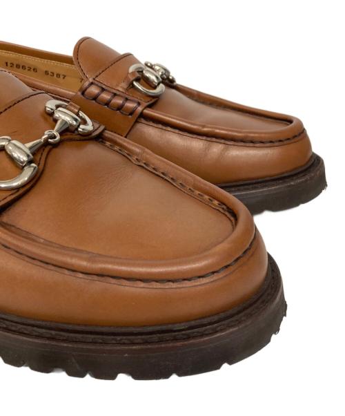 berwick（バーウィック）berwick (バーウィック) ビットローファー ブラウン サイズ:7の古着・服飾アイテム