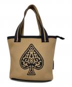 ANNE COQUINEアンコキーヌ）の古着「ロゴトートバッグ」｜ベージュ