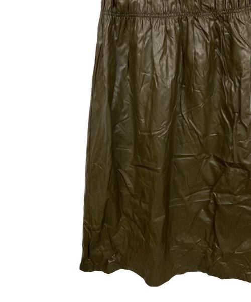 MAISON SPECIAL（メゾンスペシャル）MAISON SPECIAL (メゾンスペシャル) マルチファブリックシャーリングワンピース ブラウン サイズ:FREEの古着・服飾アイテム