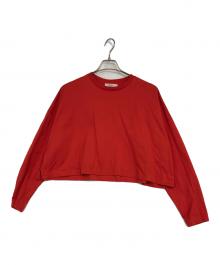 LOHEN（ローヘン）の古着「Voxy line cropped T shirt」｜オレンジ