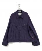 DAIRIKUダイリク）の古着「Regular Polyester Jacket」｜パープル