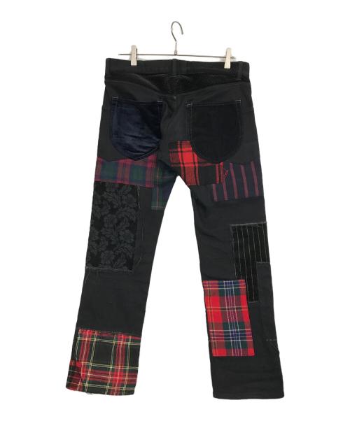 COMME des GARCONS JUNYA WATANABE MAN（コム デ ギャルソン ジュンヤ ワタナベ マン）COMME des GARCONS JUNYA WATANABE MAN (コム デ ギャルソン ジュンヤ ワタナベ マン) Patchwork design denim ブラック サイズ:Mの古着・服飾アイテム
