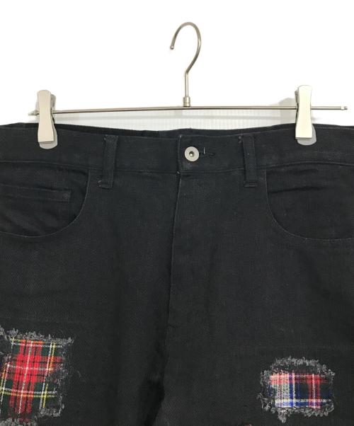 COMME des GARCONS JUNYA WATANABE MAN（コム デ ギャルソン ジュンヤ ワタナベ マン）COMME des GARCONS JUNYA WATANABE MAN (コム デ ギャルソン ジュンヤ ワタナベ マン) Patchwork design denim ブラック サイズ:Mの古着・服飾アイテム