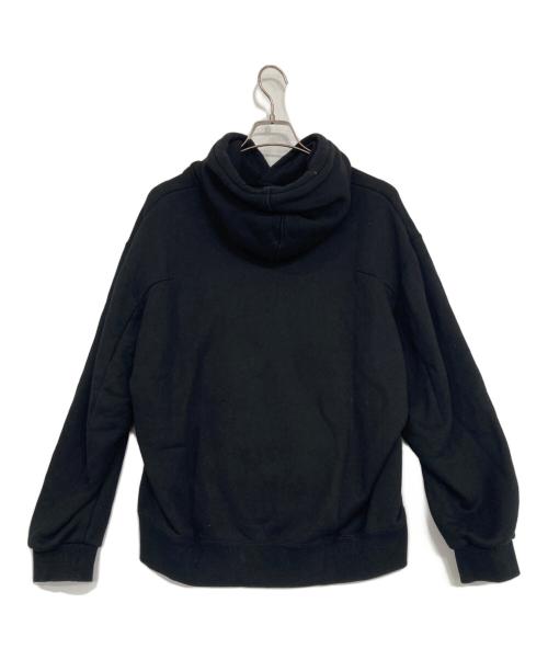 doublet（ダブレット）doublet (ダブレット) PUPPET EMBROIDERY HOODIE ブラック サイズ:Mの古着・服飾アイテム