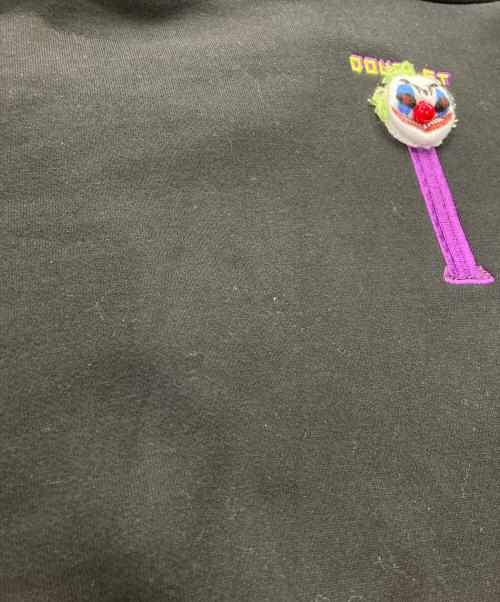 doublet（ダブレット）doublet (ダブレット) PUPPET EMBROIDERY HOODIE ブラック サイズ:Mの古着・服飾アイテム