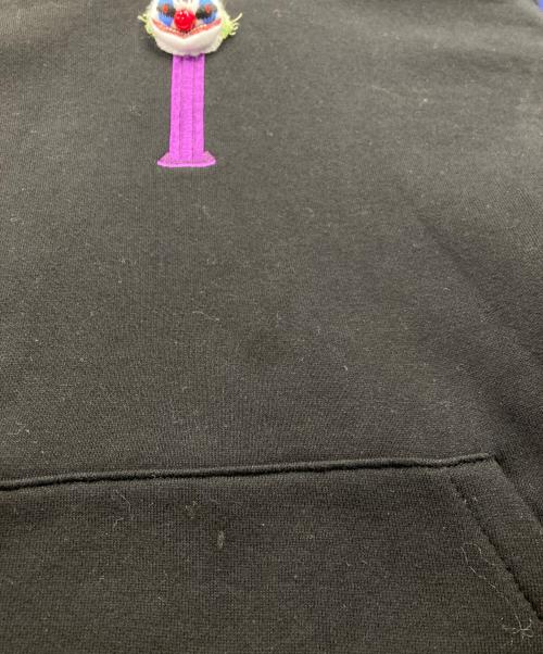 doublet（ダブレット）doublet (ダブレット) PUPPET EMBROIDERY HOODIE ブラック サイズ:Mの古着・服飾アイテム