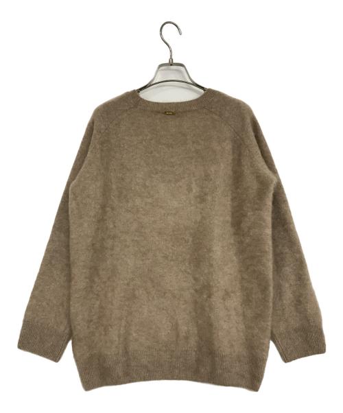 MUSE de Deuxieme Classe（ミューズ ドゥーズィエム クラス）MUSE de Deuxieme Classe (ミューズ ドゥーズィエム クラス) CASHFUR クルーネックプルオーバー ブラウン サイズ:記載無しの古着・服飾アイテム