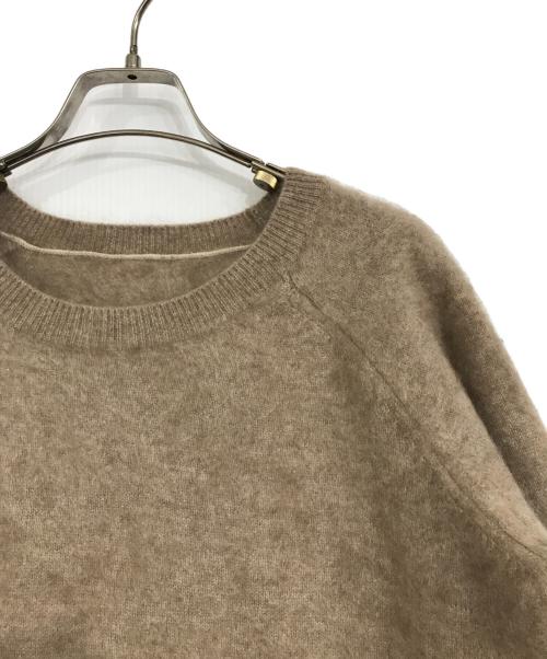 MUSE de Deuxieme Classe（ミューズ ドゥーズィエム クラス）MUSE de Deuxieme Classe (ミューズ ドゥーズィエム クラス) CASHFUR クルーネックプルオーバー ブラウン サイズ:記載無しの古着・服飾アイテム