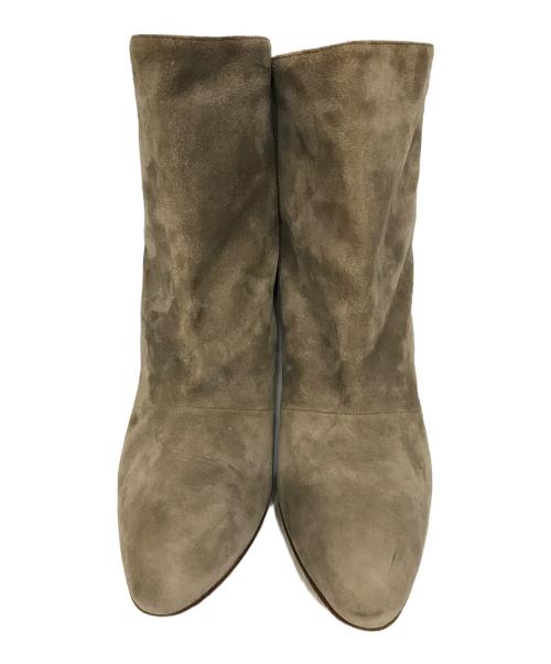 NEBULONIE（ネブローニ）NEBULONIE (ネブローニ) スウェードショートブーツ ベージュ サイズ:37  1/2の古着・服飾アイテム