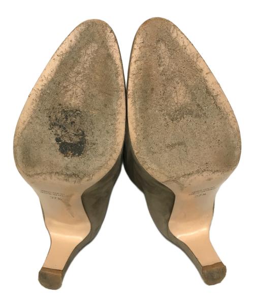 NEBULONIE（ネブローニ）NEBULONIE (ネブローニ) スウェードショートブーツ ベージュ サイズ:37  1/2の古着・服飾アイテム