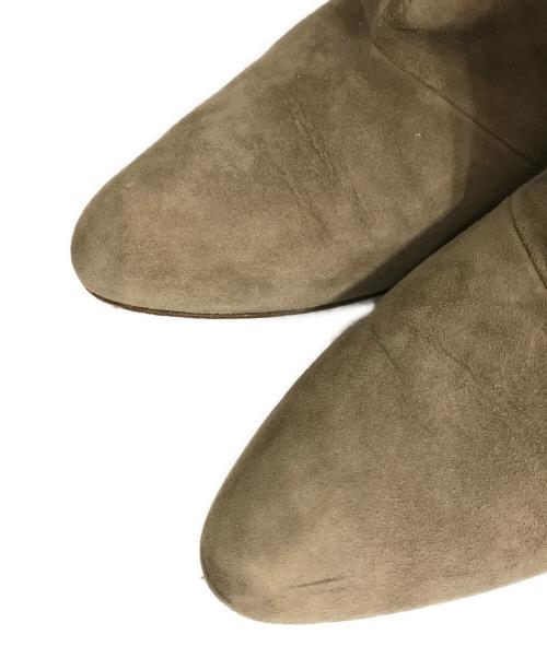 NEBULONIE（ネブローニ）NEBULONIE (ネブローニ) スウェードショートブーツ ベージュ サイズ:37  1/2の古着・服飾アイテム