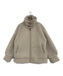 rienda（リエンダ）の古着「フェイクムートンボアB3 JK」｜アイボリー