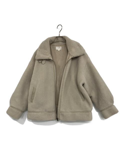 rienda（リエンダ）rienda (リエンダ) フェイクムートンボアB3 JK アイボリー サイズ:Sの古着・服飾アイテム