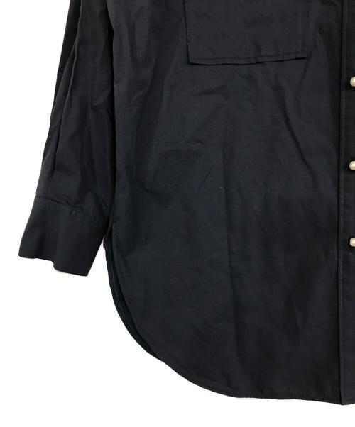 Spick and Span（スピックアンドスパン）Spick and Span (スピックアンドスパン) パールボタンシャツ ネイビー サイズ:FREEの古着・服飾アイテム