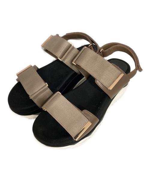 MACKINTOSH PHILOSOPHY（マッキントッシュ フィロソフィー）MACKINTOSH PHILOSOPHY (マッキントッシュ フィロソフィー) 厚底サンダル ブラック サイズ:Lの古着・服飾アイテム