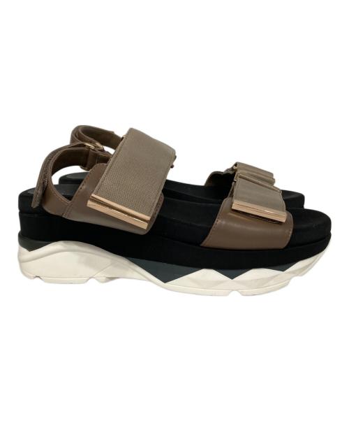 MACKINTOSH PHILOSOPHY（マッキントッシュ フィロソフィー）MACKINTOSH PHILOSOPHY (マッキントッシュ フィロソフィー) 厚底サンダル ブラック サイズ:Lの古着・服飾アイテム