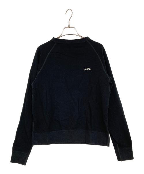 ORCIVAL（オーシバル）ORCIVAL (オーシバル) ラグランスリーブスウェット ブラック サイズ:2の古着・服飾アイテム