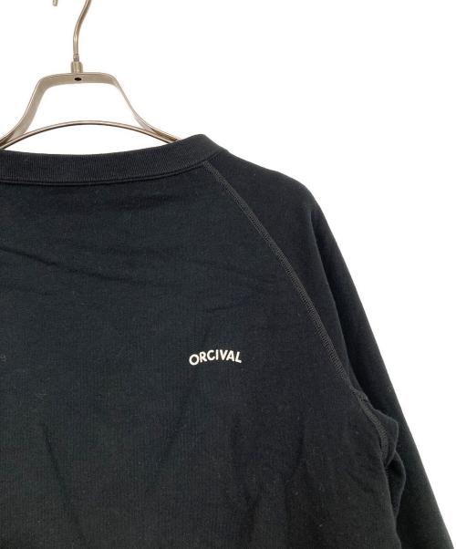 ORCIVAL（オーシバル）ORCIVAL (オーシバル) ラグランスリーブスウェット ブラック サイズ:2の古着・服飾アイテム
