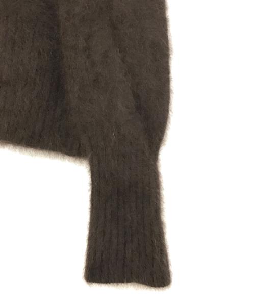 Plage（プラージュ）Plage (プラージュ) FUR V プルオーバー ニット ブラウン サイズ:FREEの古着・服飾アイテム
