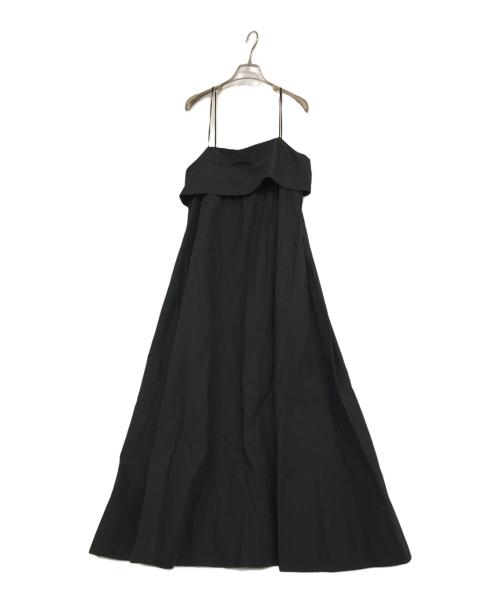 La boutique BonBon（ラブティックボンボン）La boutique BonBon (ラブティックボンボン) Aラインキャミワンピース ブラック サイズ:FREEの古着・服飾アイテム