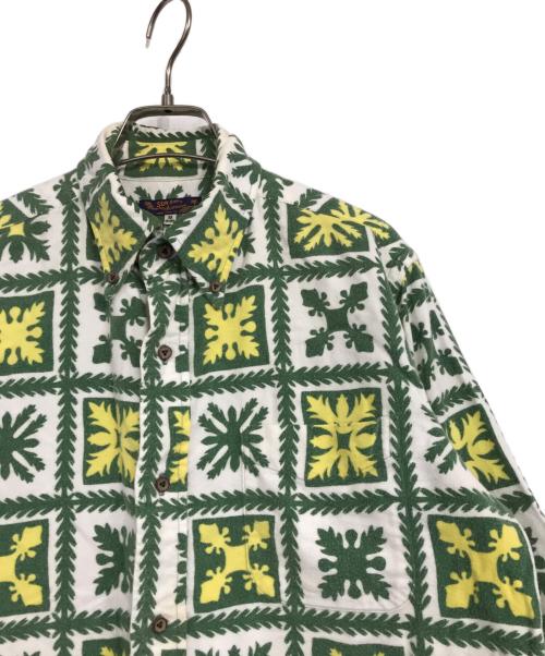 Sun Surf（サンサーフ）Sun Surf (サンサーフ) HAWAIIAN QUILT アロハシャツ グリーン サイズ:Mの古着・服飾アイテム