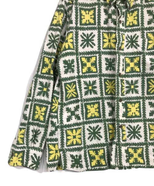 Sun Surf（サンサーフ）Sun Surf (サンサーフ) HAWAIIAN QUILT アロハシャツ グリーン サイズ:Mの古着・服飾アイテム