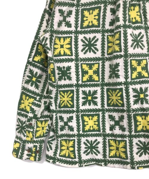 Sun Surf（サンサーフ）Sun Surf (サンサーフ) HAWAIIAN QUILT アロハシャツ グリーン サイズ:Mの古着・服飾アイテム
