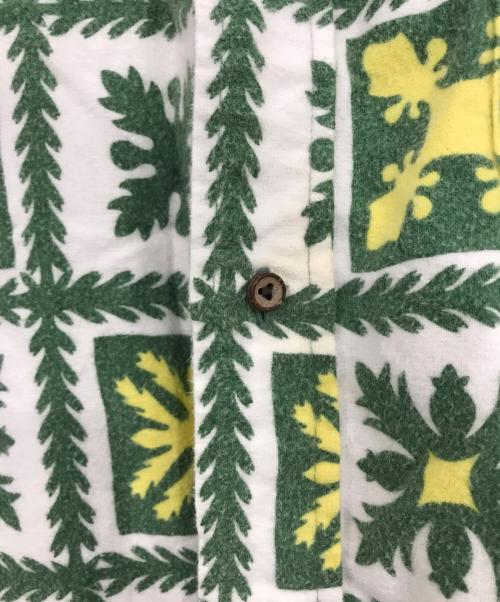 Sun Surf（サンサーフ）Sun Surf (サンサーフ) HAWAIIAN QUILT アロハシャツ グリーン サイズ:Mの古着・服飾アイテム