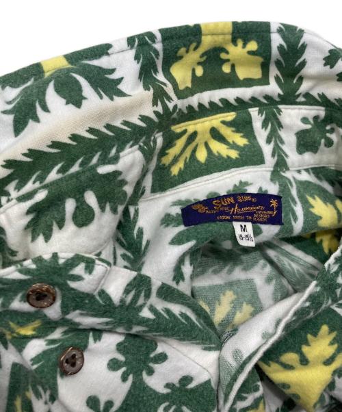 Sun Surf（サンサーフ）Sun Surf (サンサーフ) HAWAIIAN QUILT アロハシャツ グリーン サイズ:Mの古着・服飾アイテム
