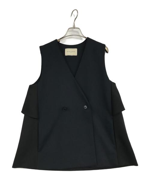 UNITED ARROWS（ユナイテッドアローズ）UNITED ARROWS (ユナイテッドアローズ) SPONGY ミドル ベスト ブラック サイズ:36の古着・服飾アイテム