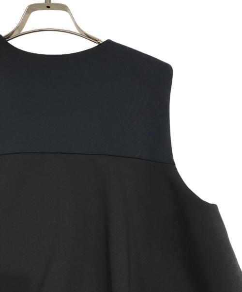 UNITED ARROWS（ユナイテッドアローズ）UNITED ARROWS (ユナイテッドアローズ) SPONGY ミドル ベスト ブラック サイズ:36の古着・服飾アイテム